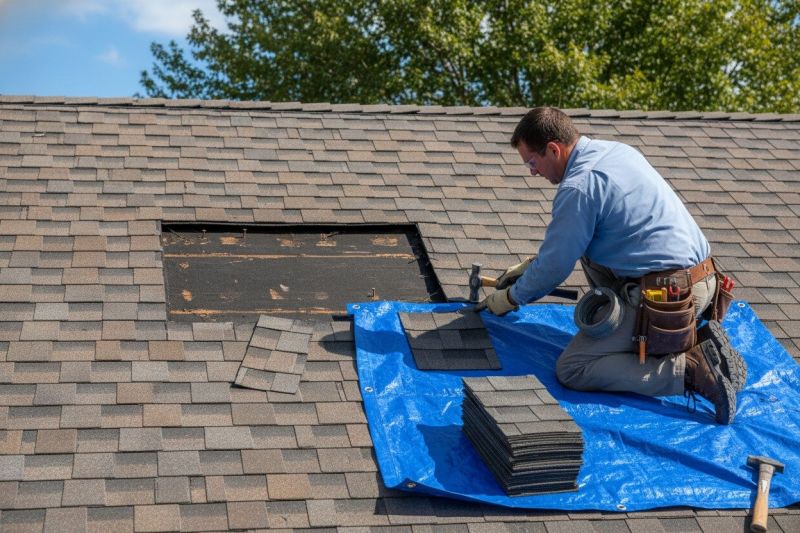 Asphalt Shingles Repair detail